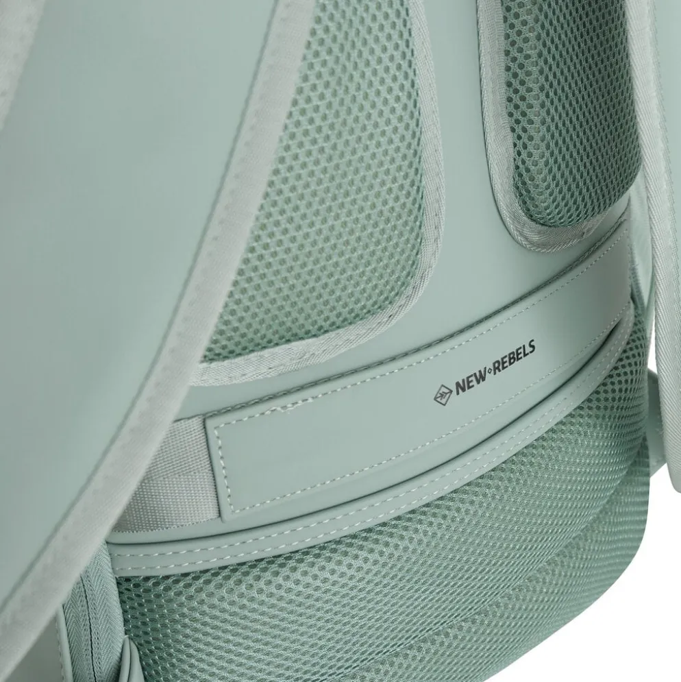 New Rebels William Milwaukee Salie Green 18L Rugzak Waterafstotend Laptop 15.6"