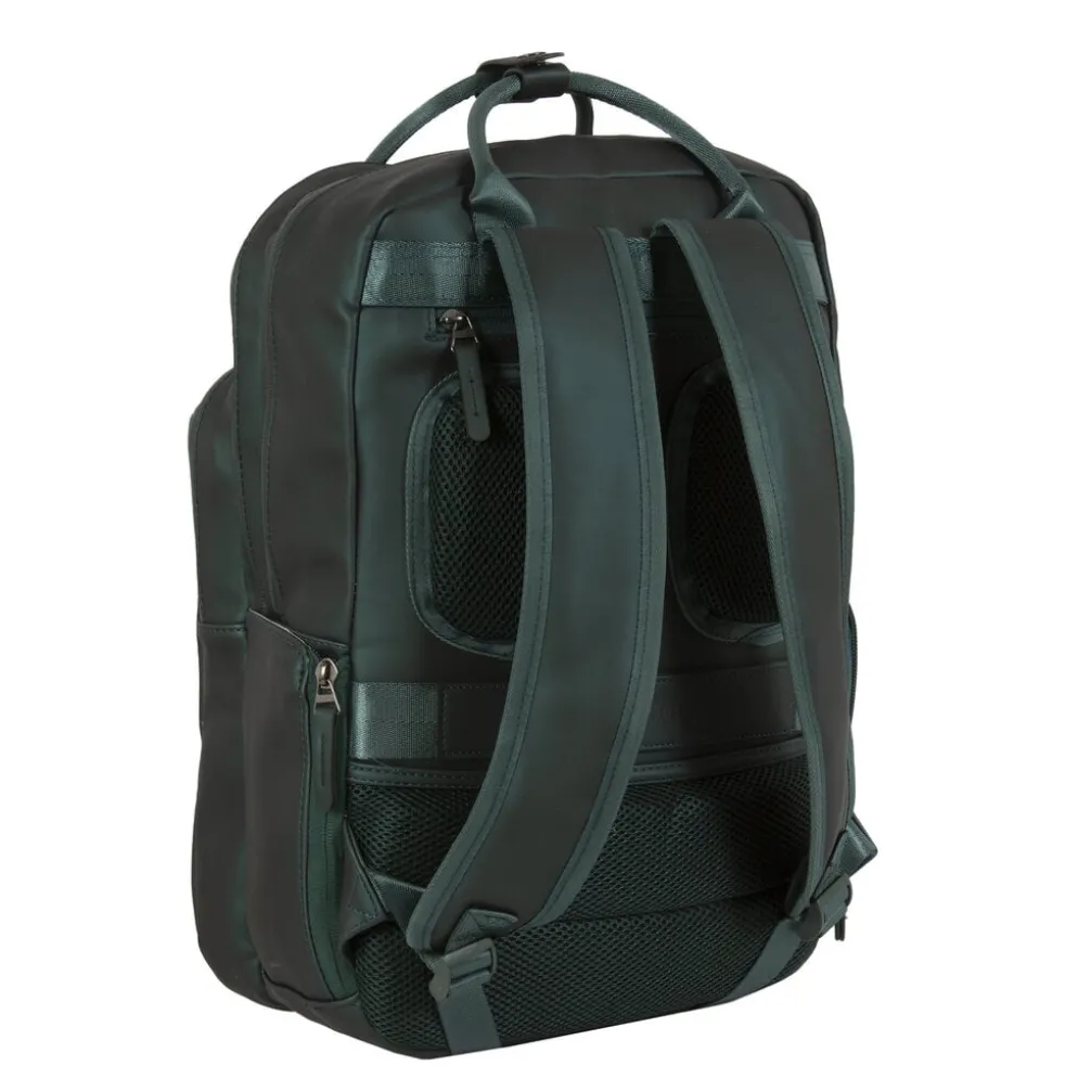 New Rebels William Milwaukee Metallic Groen 18L Rugzak Waterafstotend Laptop 15.6"