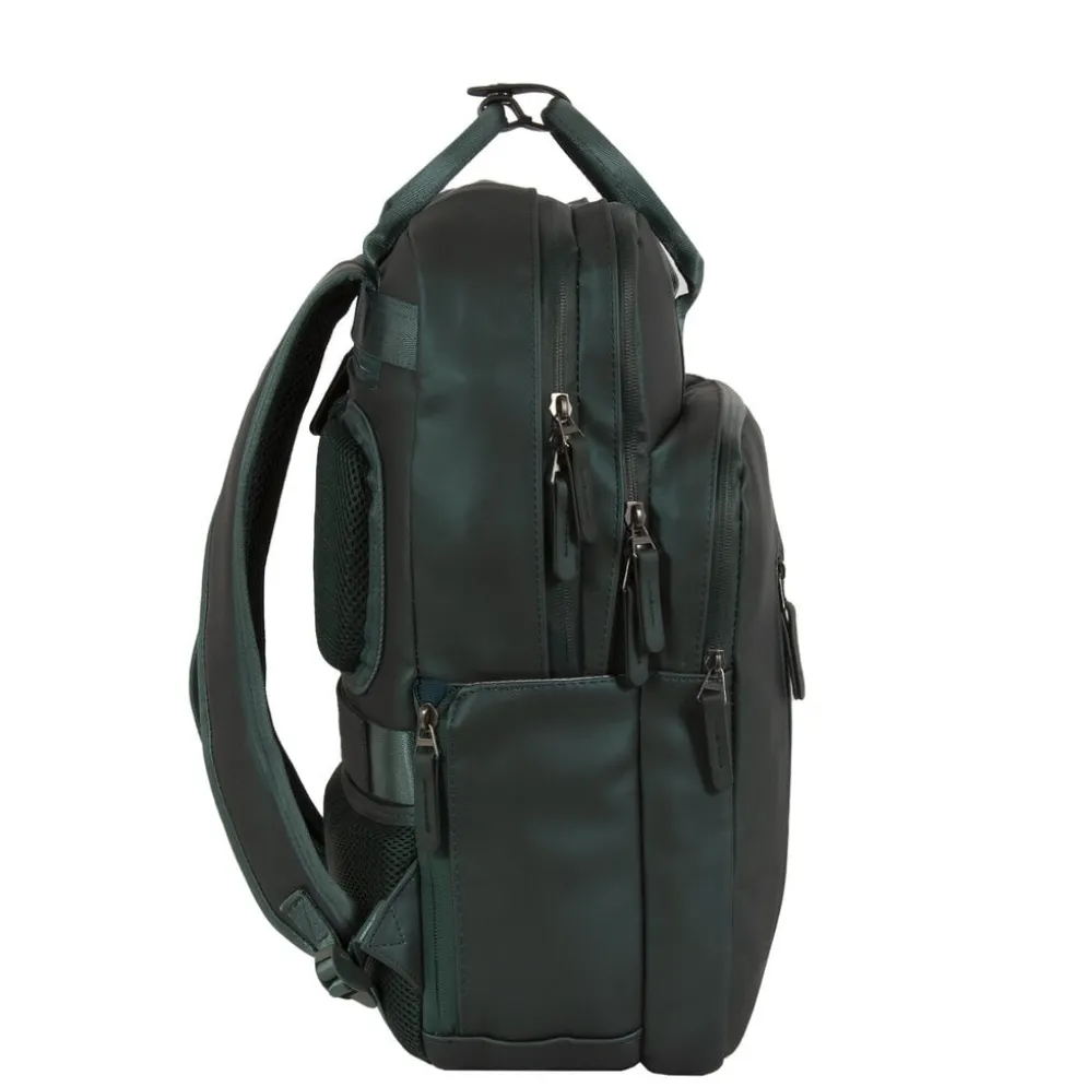 New Rebels William Milwaukee Metallic Groen 18L Rugzak Waterafstotend Laptop 15.6"