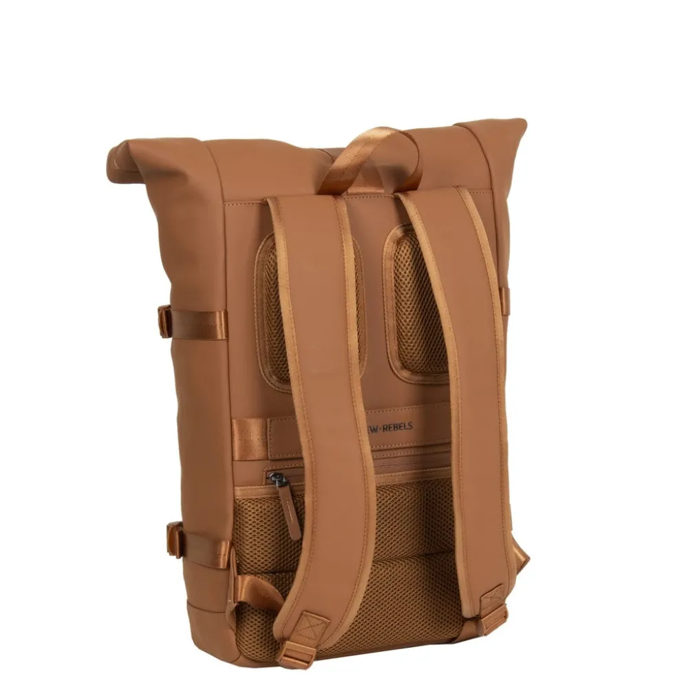 New Rebels William Riverside Cognac 19L Rugzak Waterafstotend Laptop 15.6"