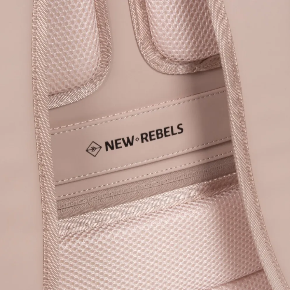 New Rebels William Riverside Oudroze 19L Rugzak Waterafstotend Laptop 15.6"