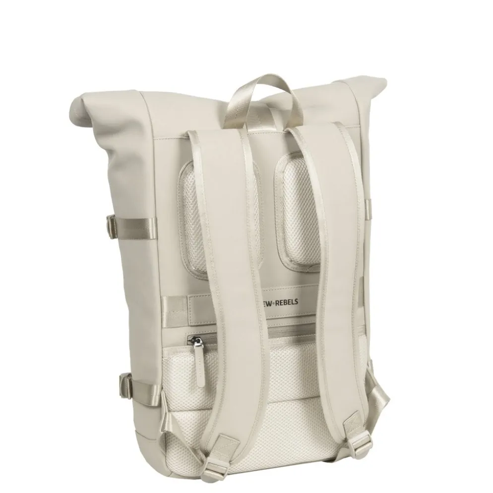 New Rebels William Riverside Beige 19L Rugzak Waterafstotend Laptop 15.6"