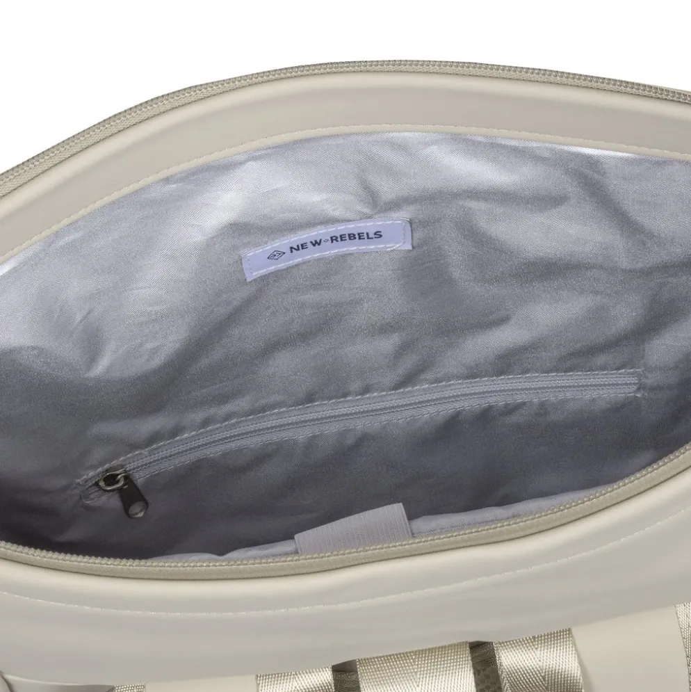 New Rebels William Riverside Beige 19L Rugzak Waterafstotend Laptop 15.6"