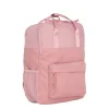 Springfield Los Angeles Ribbi Rugzak 13L – Stevig Rib Polyester – Lichtgewicht Schooltas & Werktas - Old Pink