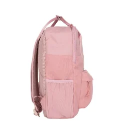 Springfield Los Angeles Ribbi Rugzak 13L – Stevig Rib Polyester – Lichtgewicht Schooltas & Werktas - Old Pink